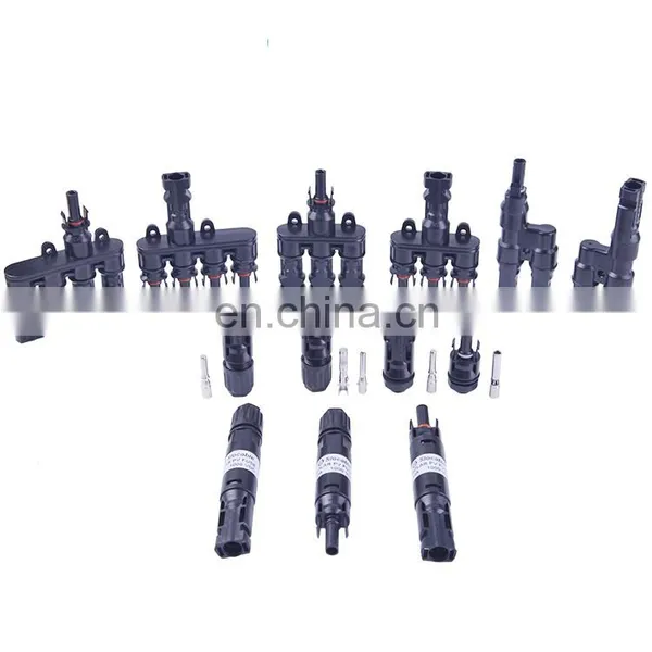 Flame Resistance IP68 Waterproof 1500V DC PV Cable Plug Socket Solar Connector Pin photo-7