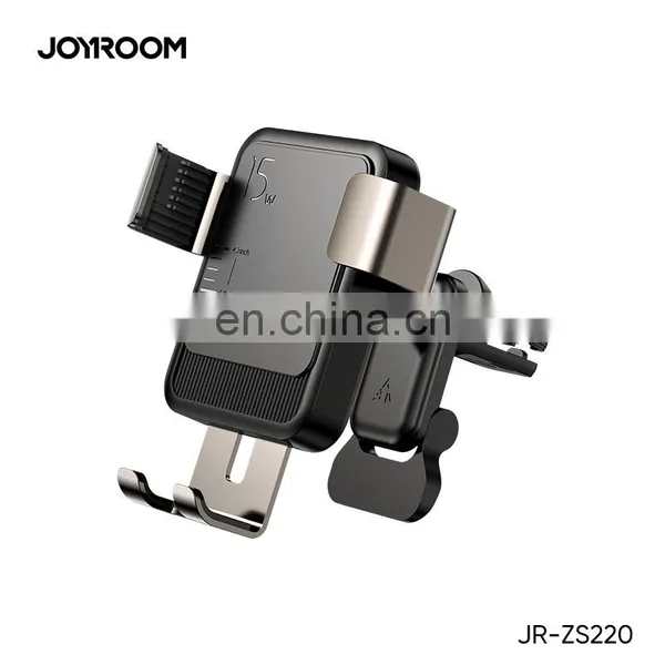 JOYROOM Car Air Vent Mount Mobile Phone Holder QI Wireless Car Fast Charger Automatic Locking by Gravity photo-6