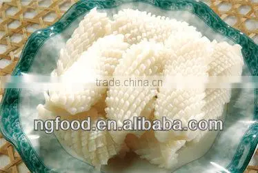 Deep processing squid flower
