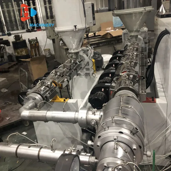 Three Layers PPR Pipe Making Machine PPR PE PVC Pipes Extrusion Line photo-5