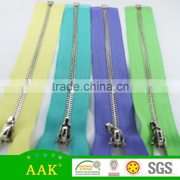 #3 White Gold Free Sample Metal Zipper photo-3