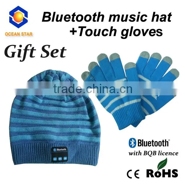 Bluetooth Beanie With Touch Screen Gloves in Gift Box photo-5