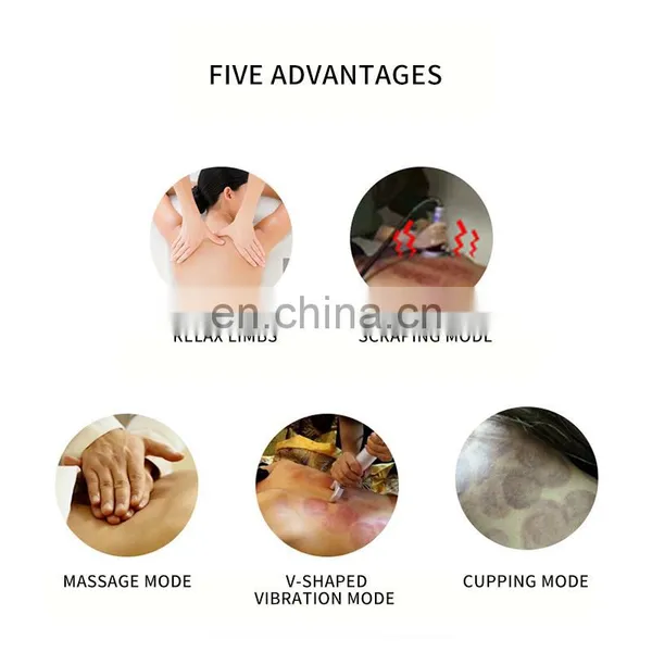 5 IN 1 Spine Physiotherapy Massage Health Care Instrument Vacuum Pressotherapy Lymph Drainage Magnetic Vibration Massage Machine photo-4