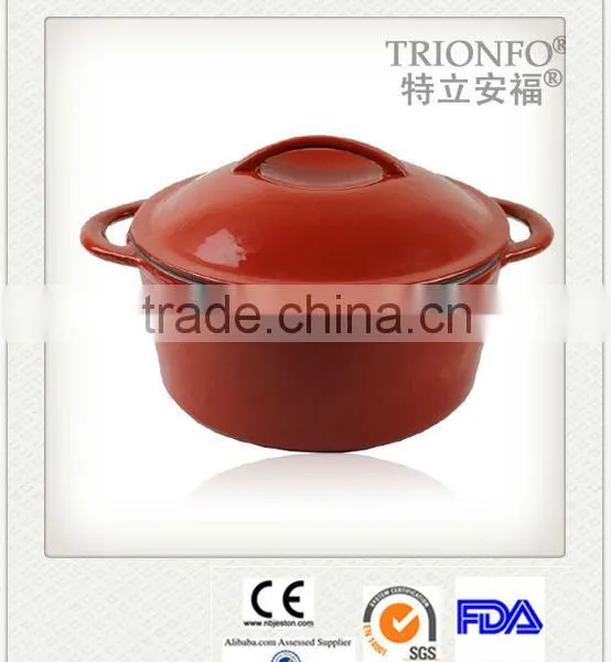 Multi Color Die Cast Iron Enamel Coating Pot photo-2