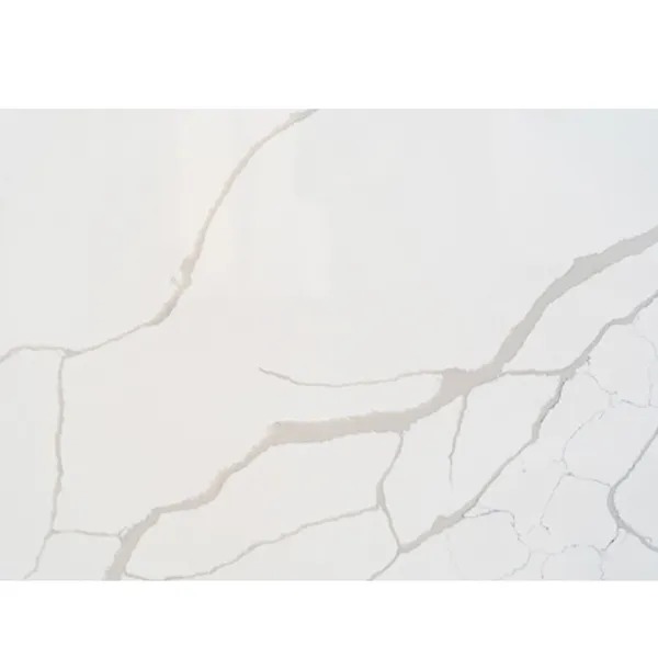 Code：1025，Calacatta Artificial Stone Quartz Slab Kitchen Countertops photo-2