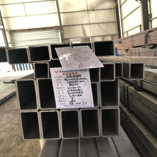 High Quality Square Tubing Galvanized Steel Pipe Iron Rectangular Tube Price photo-5