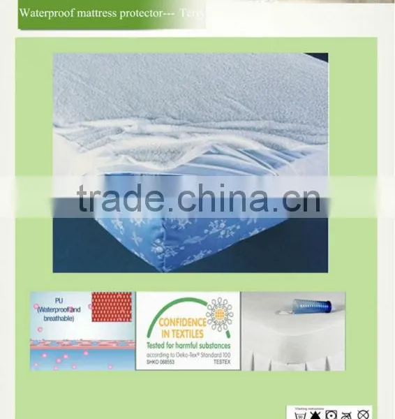 waterproof bed fitted sheet hot selling