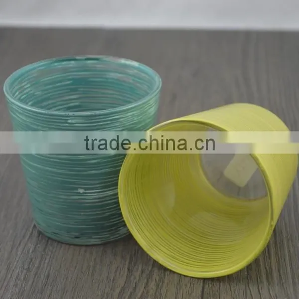 Handmade Candle Holder Glass Candle Jars Containers