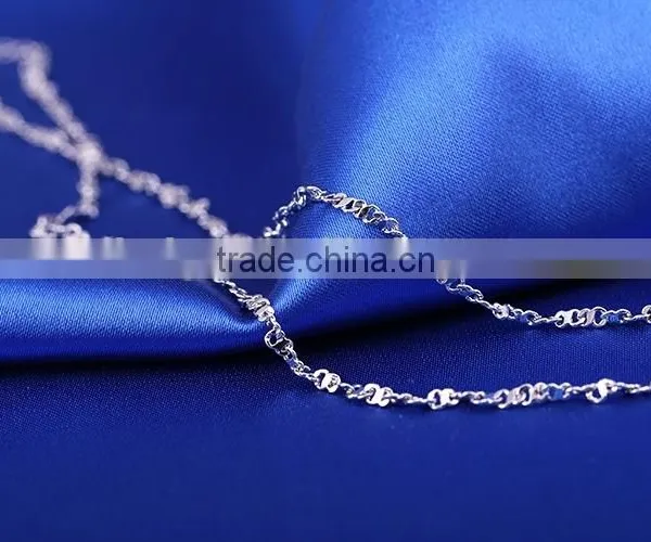 Good Selling Fashion Jewelry Rhodium Plated Cheap Short Chain Necklace photo-5