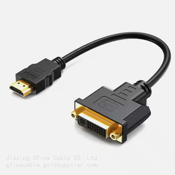Адаптер - кабель HDMI (мужской разъем) на DVI (женский разъем)