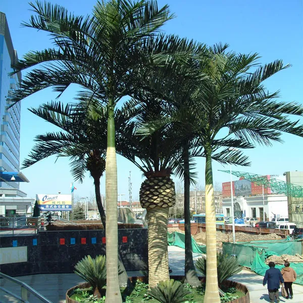 Custom Botanically Accurate Date Palm - Museum-Grade Artificial Tree for Themed Parks, Film Sets & Architectural Projects photo-4