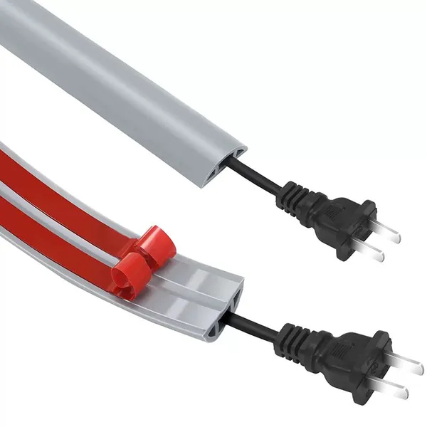 Self-adhesive PVC Arc Semicircle Mini Trunking,invisible,resistance Trampling Trunking photo-5