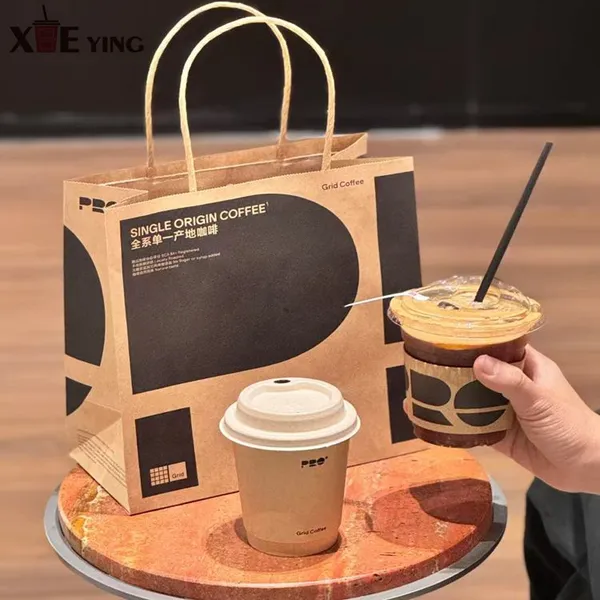 Disposable Paper Coffee Cups With Waterproof Coating for Quick and Convenient Use Paper Cup photo-2