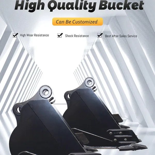 Sany Excavator Bucket Hardox 500 Steel SY245C Compatible Quarry Mining Teeth Kit ISO 9001 Certified Africa Dubai Warehouse Stock photo-4
