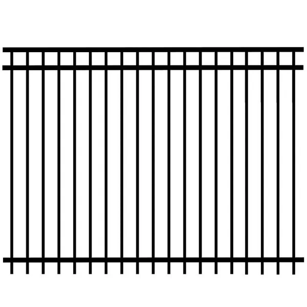 Customized Metal Steel Swimming Pool Fencing Villa Garden Fence Decoration Laser Cut Aluminum Fence Panels photo-3