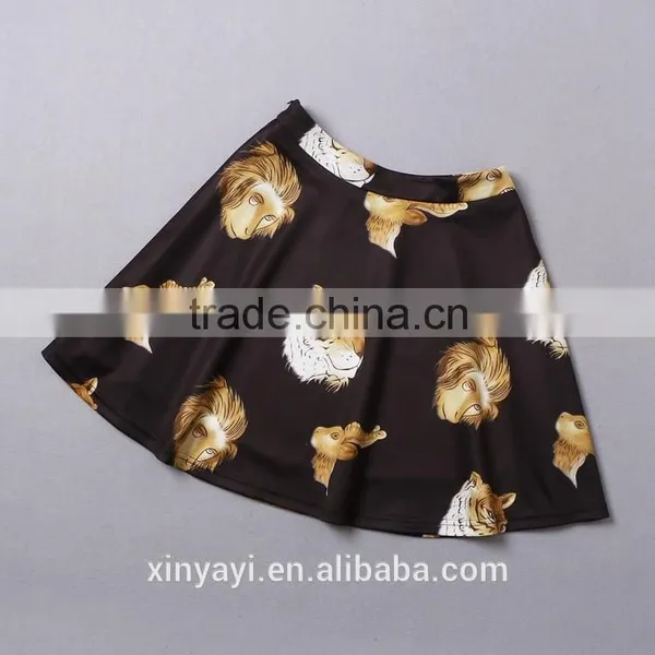 OEM Autumn Winter Female Europe and the United States Style With Printed Skirt Leisure Dress Made in China photo-5