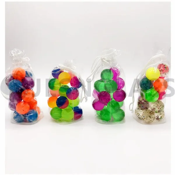 Hot Sale High Bouncy Ball Children's Toy Rubber Balls PET Bag Package