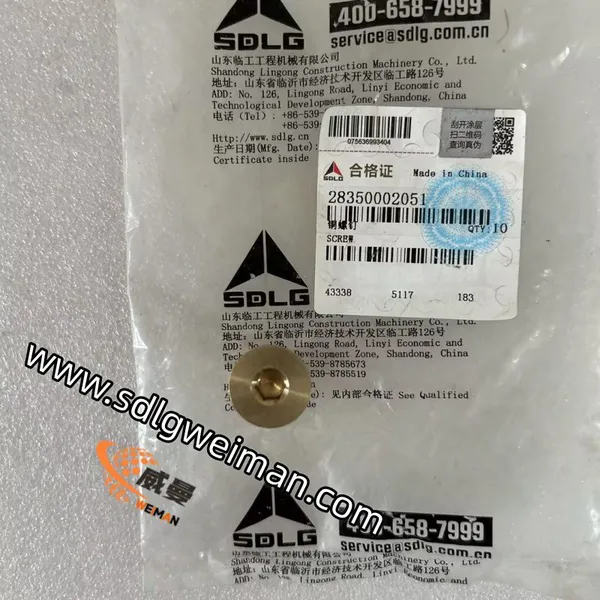 ORIGINAL SDLG SCREW 28350002051 photo-3