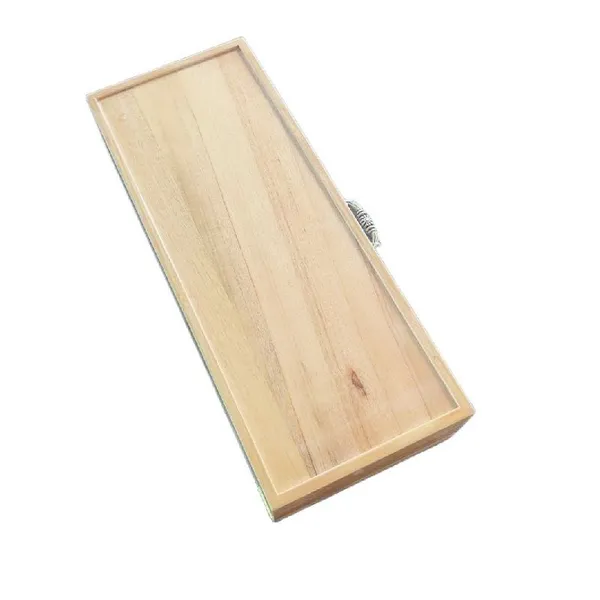 Rectangle Camphor Wood Solid Wood Box for Min Book or Xuan Paper Hand Scroll Storage Box photo-4