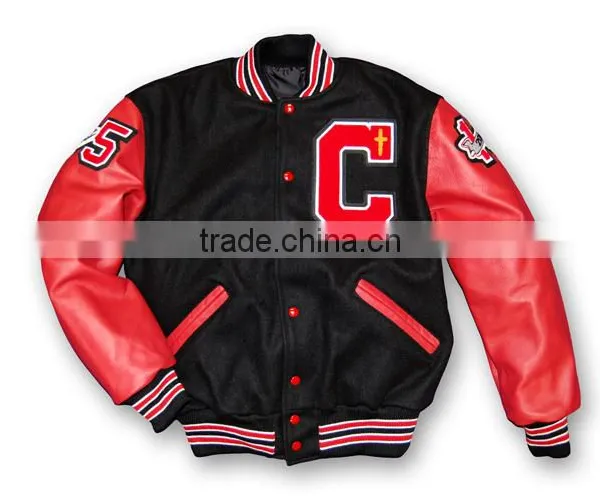 Men Varsity Baseball Jacket Vintage Letterman Jackets photo-3