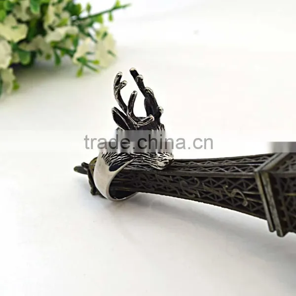 Fashion Jewelry Rings for Woman and Men Animal Shape Biker Men's Ring photo-5