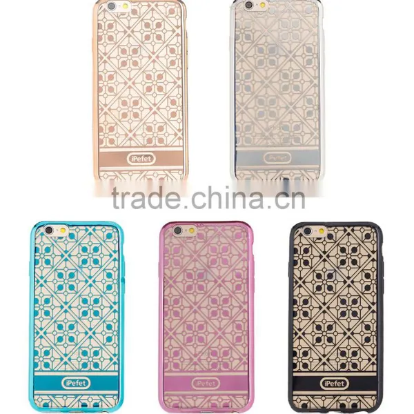 For IPhone 6 Case, Electroplate Ultra Thin Clear Soft TPU Case for IPhone photo-6