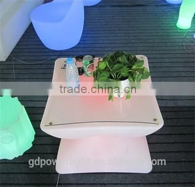 PE Plastic Bar Table With LED Light and Remote T003 photo-2