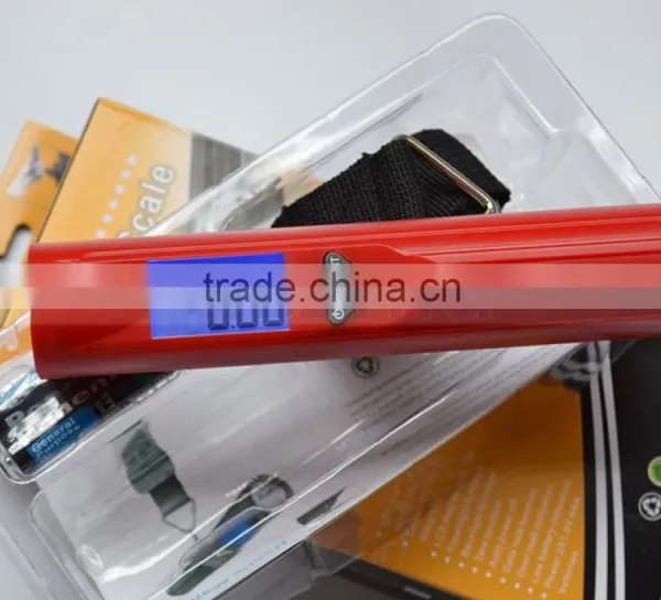 30 x 17mm Big Size LCD Screen 2 in One Fishing Or Travel LED Torch Luggage Scale photo-2