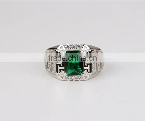 Custom 925 Sterling Silver Jewelry Men Amethyst Rings photo-6
