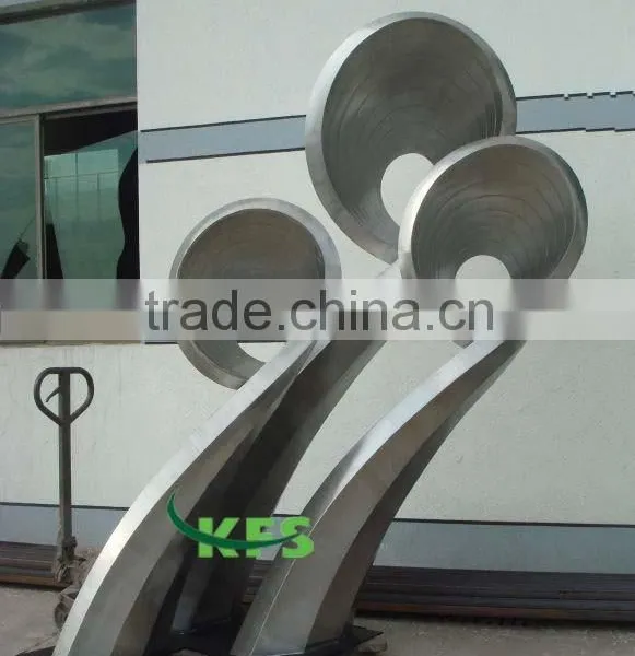 Stainless Steel Matte Garden Sculpture