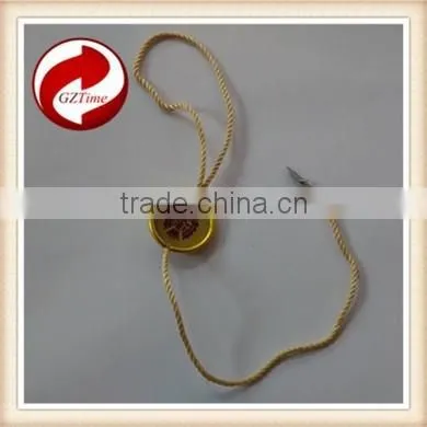 Cheap High-grade Environmental Protection Non-toxic Gilt Metal Plastic Seal Tag / String Seal Men String photo-6