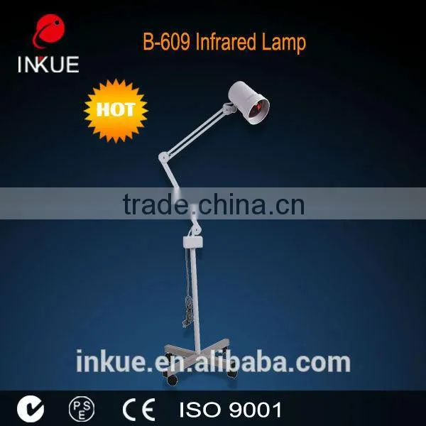 B-609 Red Infrared Lamp Standing With Wheels Beauty Equipment /LED Infrared Lighit Physiotherapy Device
