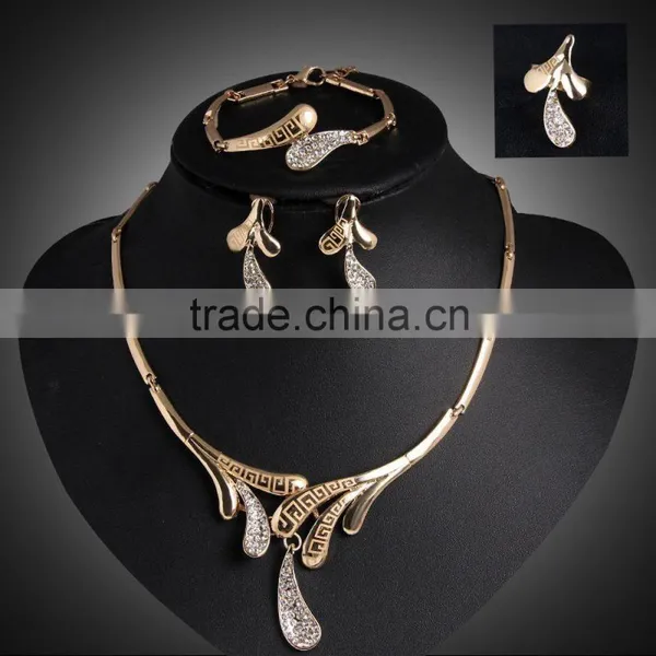 Wholesale African Costume Jewelry Set Jewelry Set For Wedding 18 Carat Gold Jewelry Sets photo-3