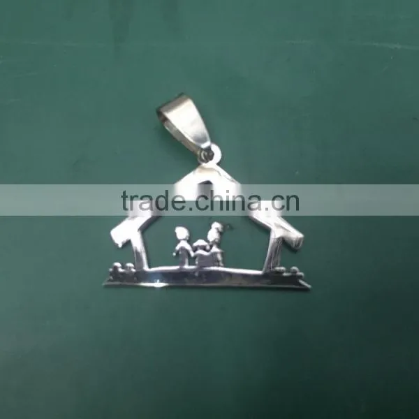 JOFO Brand New Arrival Unique Design Loving Family House Pendant photo-2