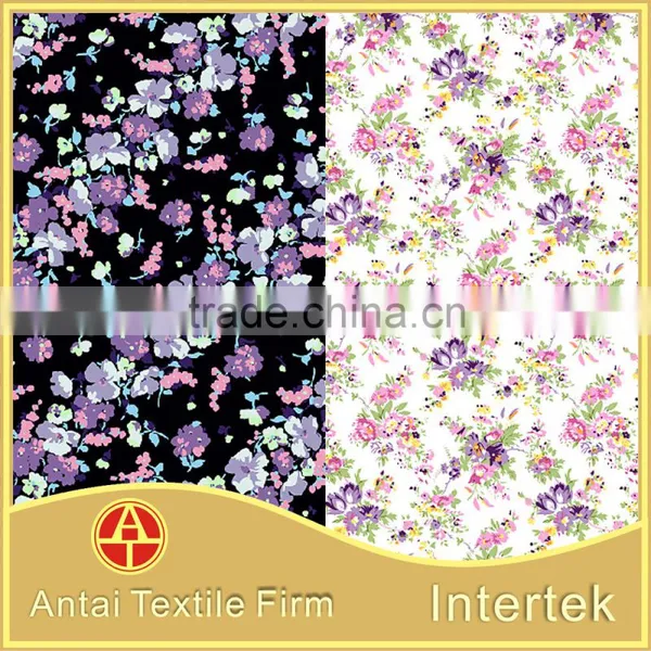 Nylon Spandex Printed Swimwear Fabric /Flower Design Printing Fabric for Underwear and Intimate Clothes photo-5