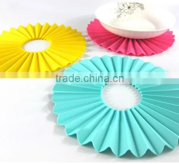 Non Slip Flexible Durable Heat Resistant Silicone Pot Holder/ Silicone Trivet / Coaster / Placemat / Hot Pad photo-3