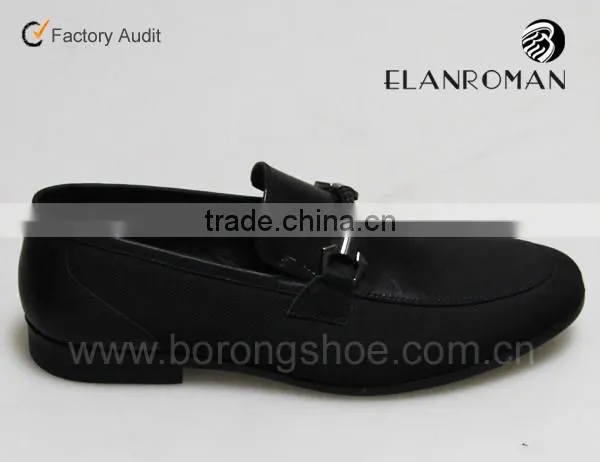 Customed Men Fashion Casual Slip on Men Leather Dress Shoes photo-2