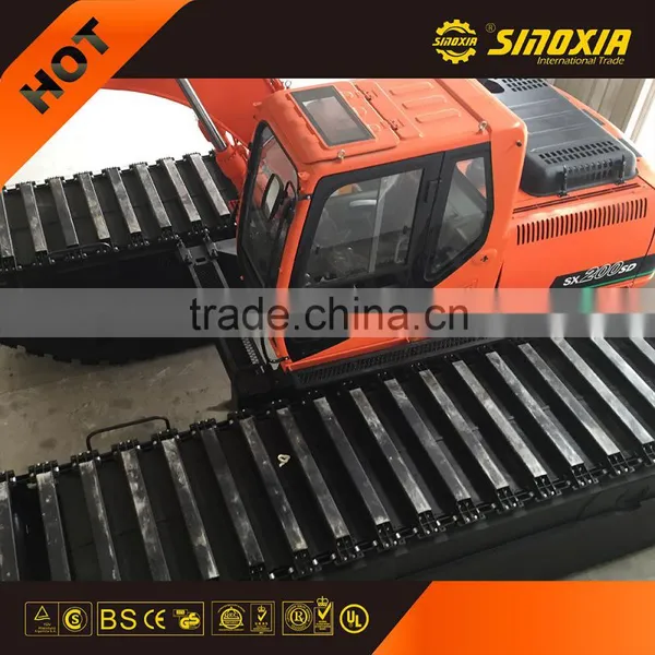 China SX150SD Swamp Excavator With Pontoon