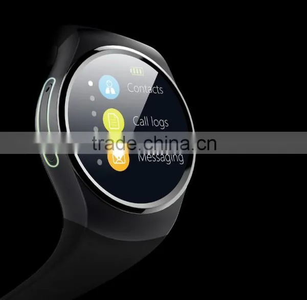 2016 High Quality Wholesale KW18 Smart Watch , Round Screen Smart Watch KW18 With Heart Rate Monitor photo-5