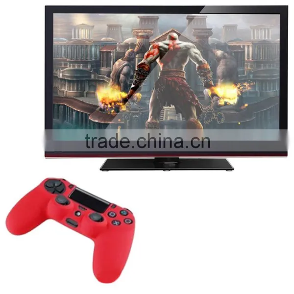 Black Blue Red Soft Silicone Rubber Gel Skin Non-slip Case Cover for PS4 Controller photo-4