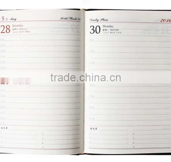 Top Grade Factory Competitive Price Italian Leather Planner 2016 photo-5