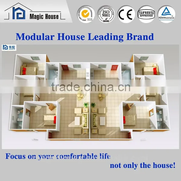 Southeast Asia Simple Small Light Steel Structure Villa Plans/movable Bungalow on the Mountain Supplier's Choice photo-2