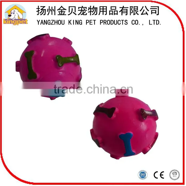 Pet Training Products Squeaky Dog Training Ball Rubber Teeth Toy photo-4