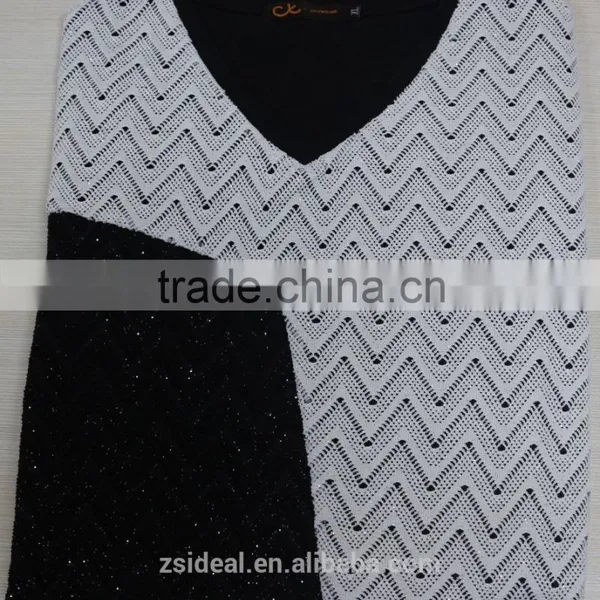 Fashion Design Dobby Polyester V-neck Man Polo T-shirt, OEM Factory in ZhongShan GuangDong photo-2