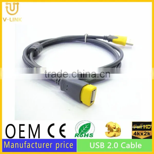Standard USB 2.0 A Male to A Female Extension Cable USB2.0 Cable AM to AF 5 Meters 5m 16 ft Speed 9+1 Core photo-2