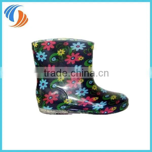 New PVC Printing Kids Rain Boots photo-2