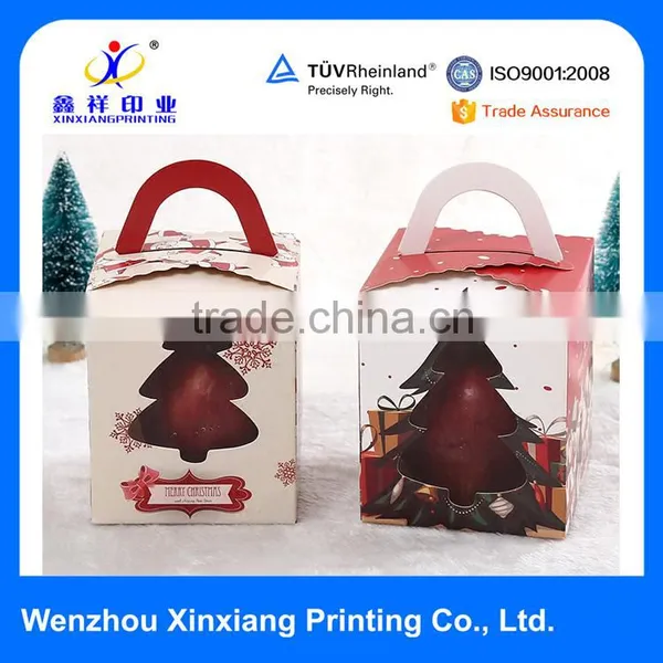 New Design Apple Sweet Packaging Box With Open Window for Christmas Eve photo-5