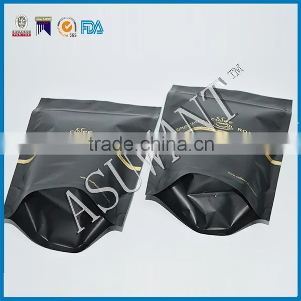 Asuwant Packaging 12 oz Coffee Zipper Bags With One Way Valve photo-3