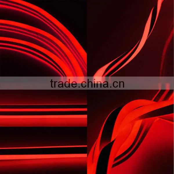 DC24V AC110V AC220V 8*17mm Flexible Double-sided Red LED Rope Light for LED Neon Sign photo-3