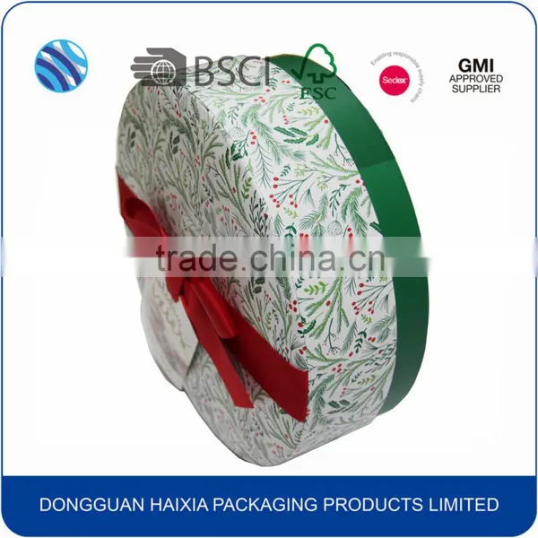 2016 Hot Sale Paper Round Hat Christmas Gift Box Custom Logo photo-6